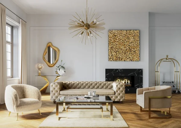Poltrona Pure Elegance beige - KARE