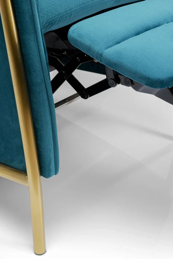 Poltrona Relax Lazy Velluto blu - KARE