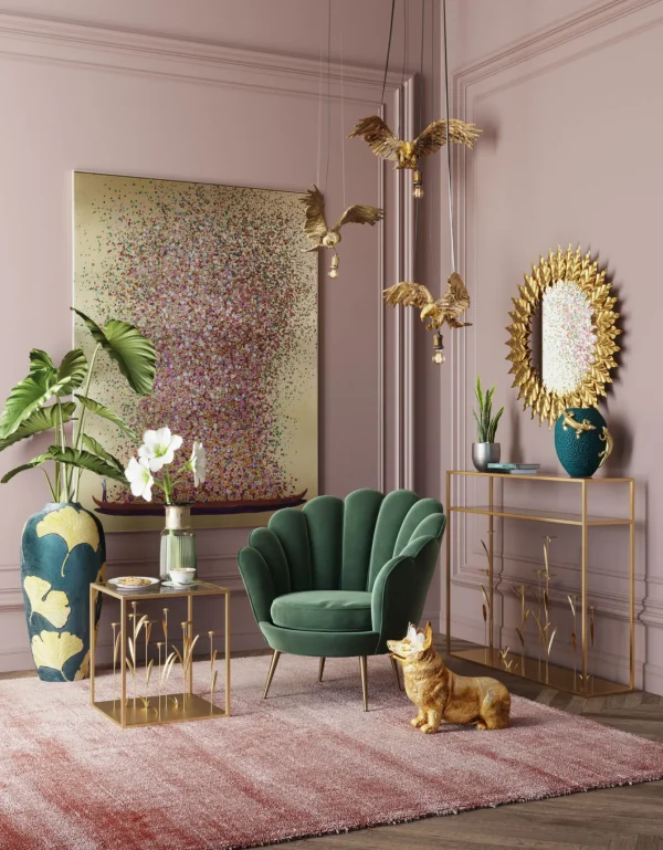 Poltrona Water Lily verde - KARE