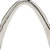 Portacandele Bow Duo cromo 21cm - KARE