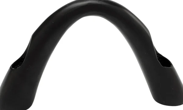 Portacandele Bow Duo nero 13cm - KARE