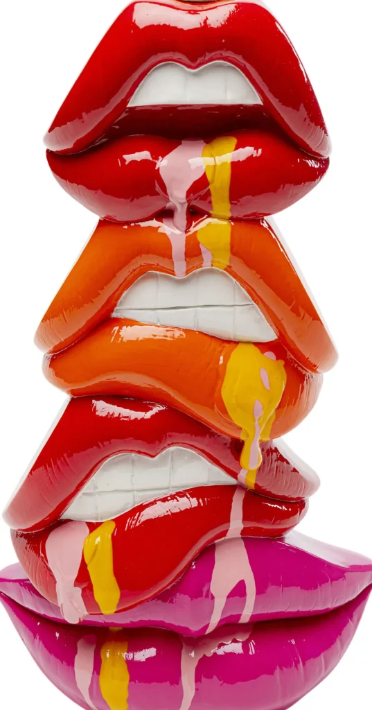 Portacandele Lips 30cm - KARE