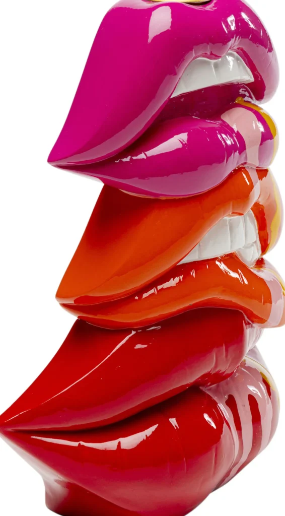 Portacandele Lips 17cm - KARE