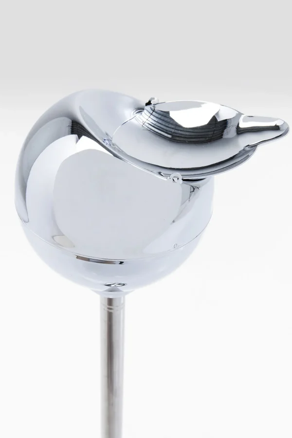 Posacenere A Stelo Spheric Cromo - KARE