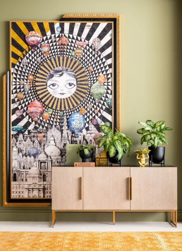 Quadro con cornice palloncini 160x260cm - KARE