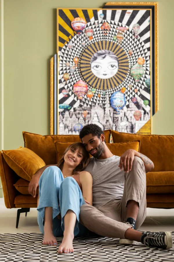 Quadro con cornice palloncini 160x260cm - KARE