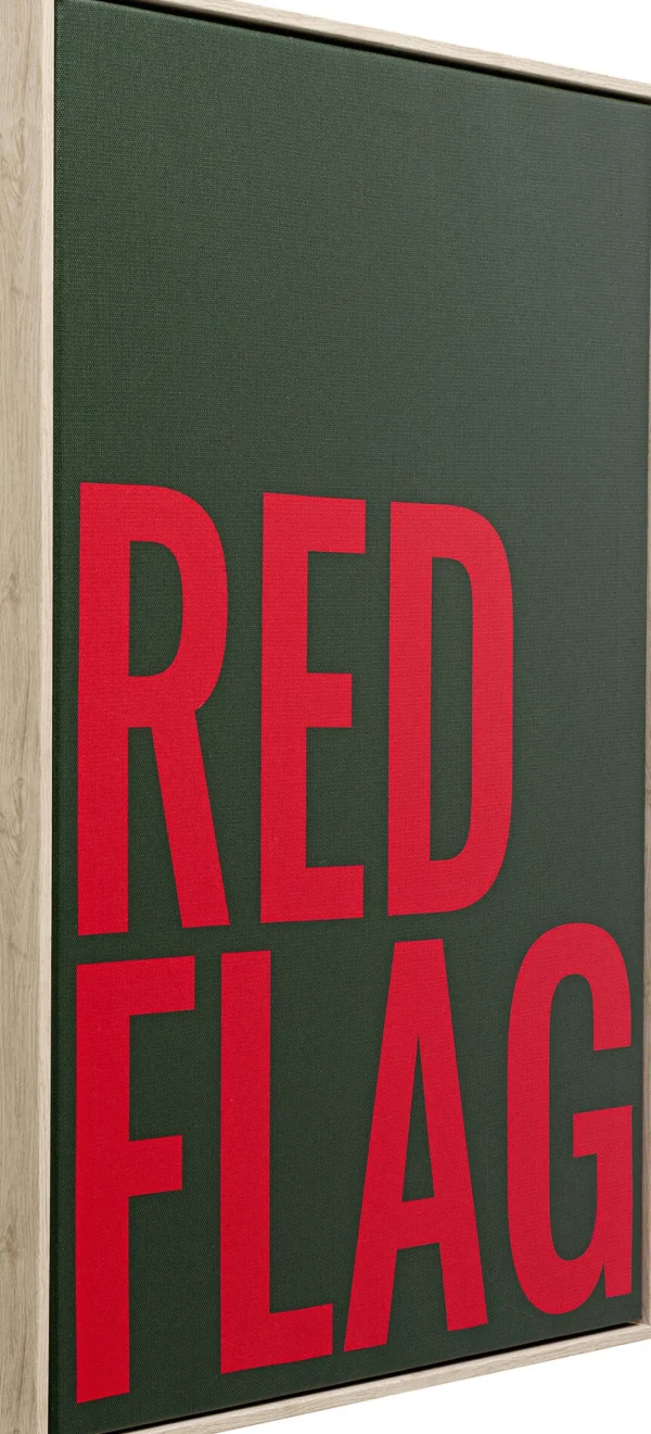 Quadro con cornice Red Flag 40x60cm - KARE