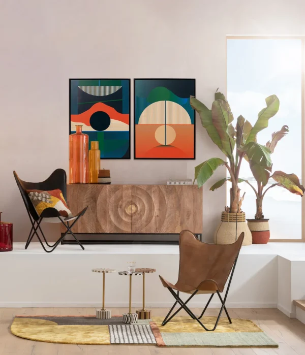 Quadro con cornice Sunrise 75x100cm - KARE