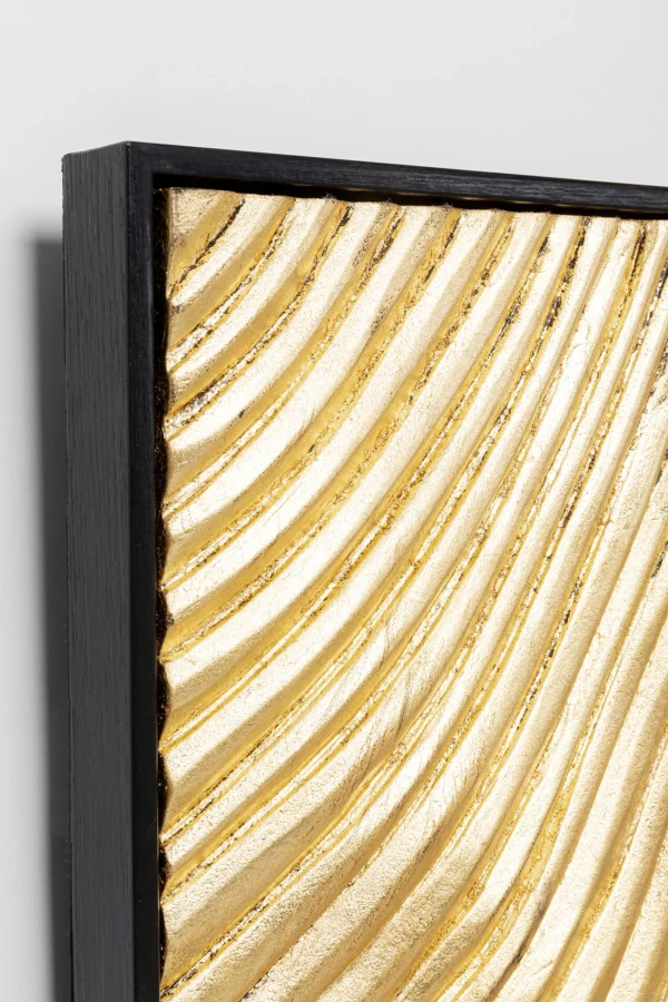 Quadro decorativo Wave oro (2/Set) - KARE