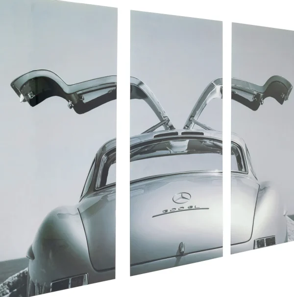 Quadro in vetro Triptychon Oldtimer Back 240x160 cm - KARE