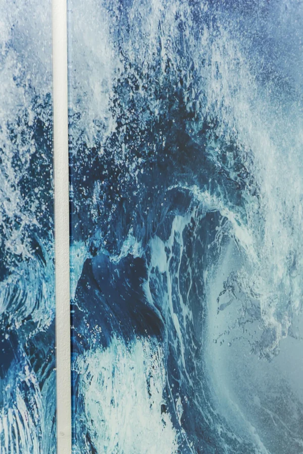 Quadro in vetro Triptychon wave 240x160 cm (3/set) - KARE