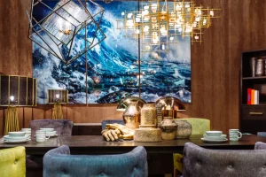 Quadro in vetro Triptychon wave 240x160 cm (3/set) - KARE