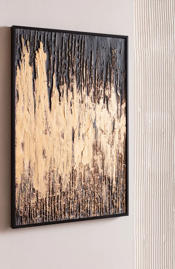 Quadro incorniciato Abstract nero 80x120cm - KARE