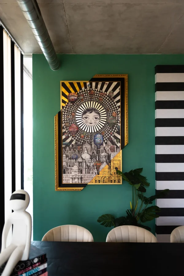 Quadro incorniciato Balloons 110x174cm - KARE