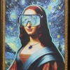 Quadro incorniciato LED Art Lady 80x100cm - KARE