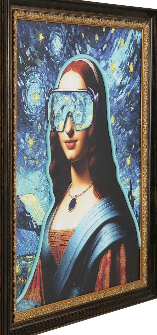 Quadro incorniciato LED Art Lady 80x100cm - KARE