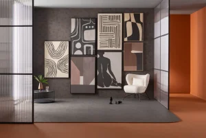 Quadro su tela Classic Shape Blacky 60x90cm - KARE