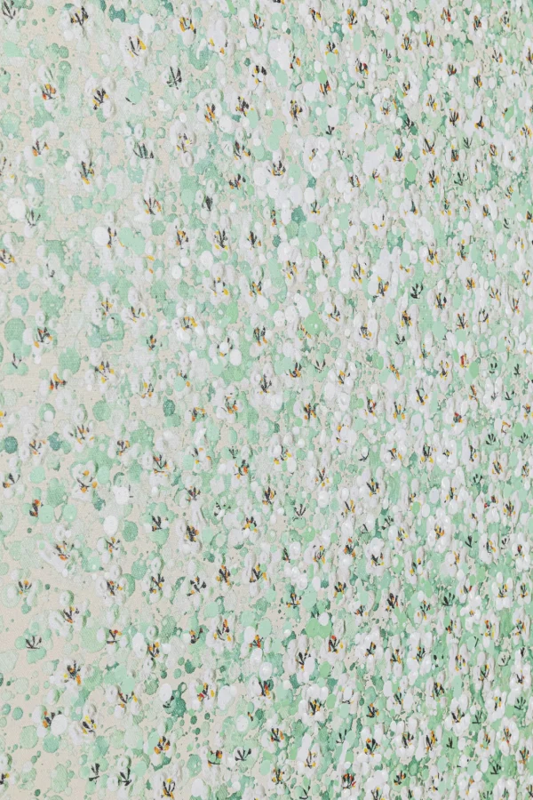 Quadro su tela Flower Boat beige verde 120x160cm - KARE