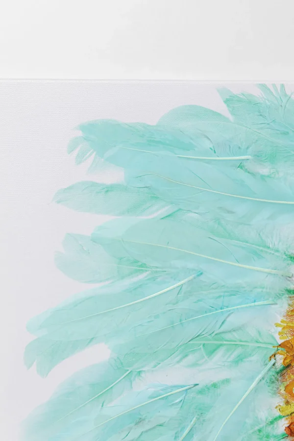 Quadro su tela Headdress Dog 80x80cm - KARE