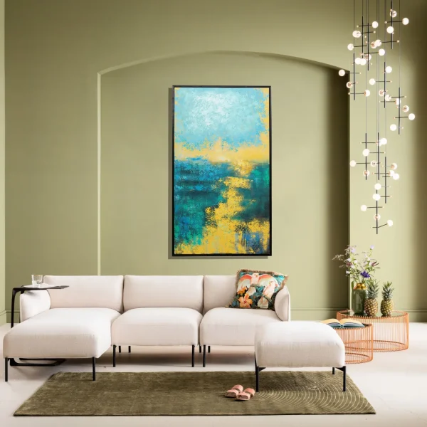 Quadro su tela Jardin blu 125x215cm - KARE