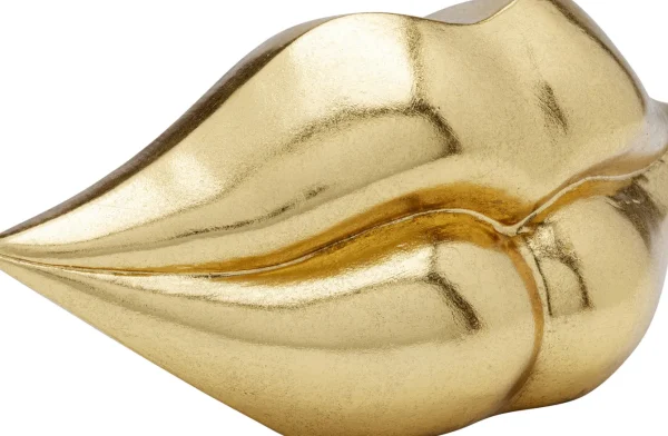 Salvadanaio Labbra Oro 13cm - KARE