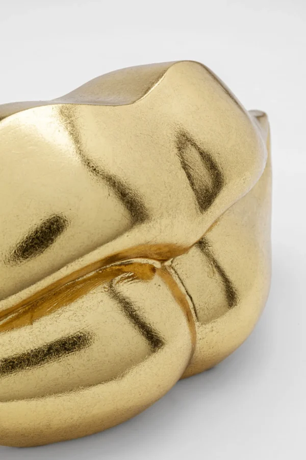 Salvadanaio Labbra Oro 13cm - KARE
