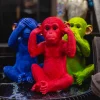 SALVADANAIO MONKEY IWAZARU VERDE - KARE