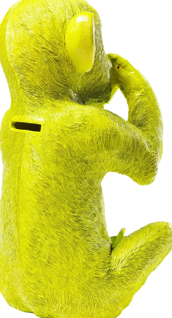 SALVADANAIO MONKEY IWAZARU VERDE - KARE