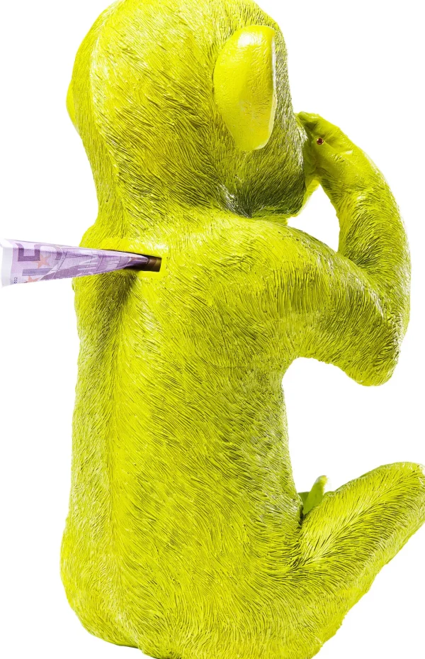 SALVADANAIO MONKEY IWAZARU VERDE - KARE