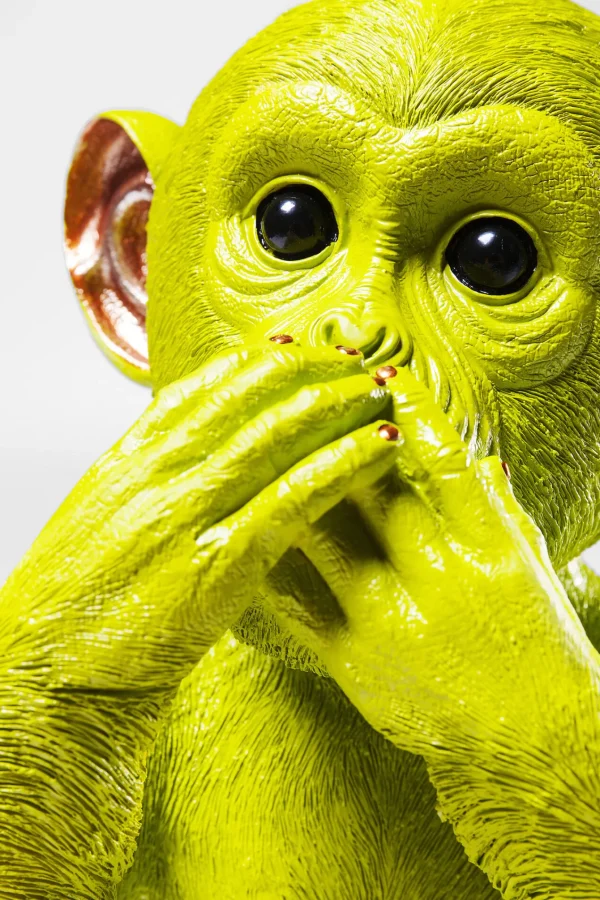 SALVADANAIO MONKEY IWAZARU VERDE - KARE