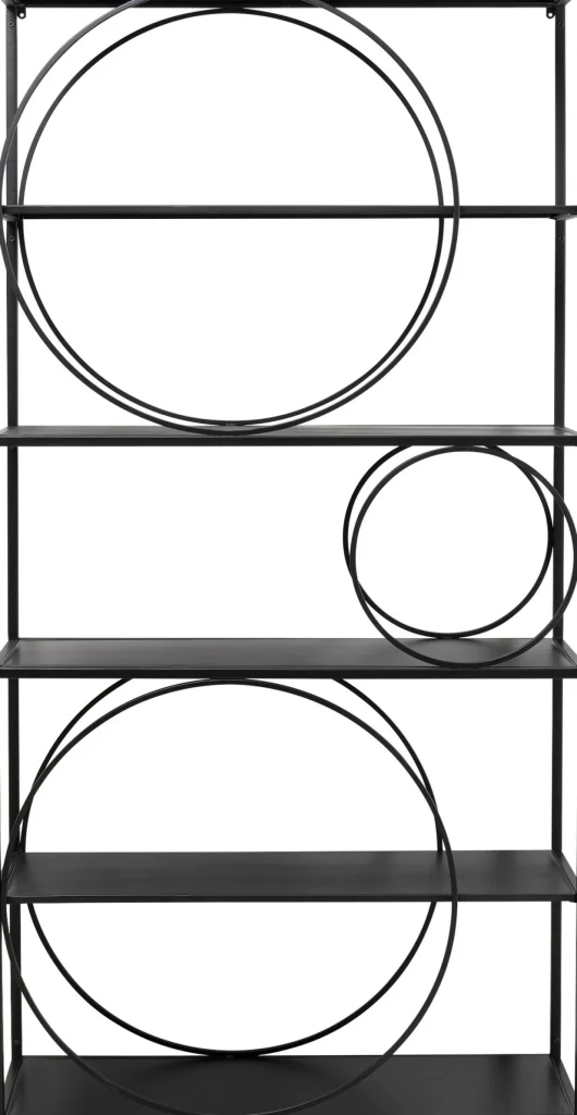Scaffale Circle nero 100x200cm - KARE
