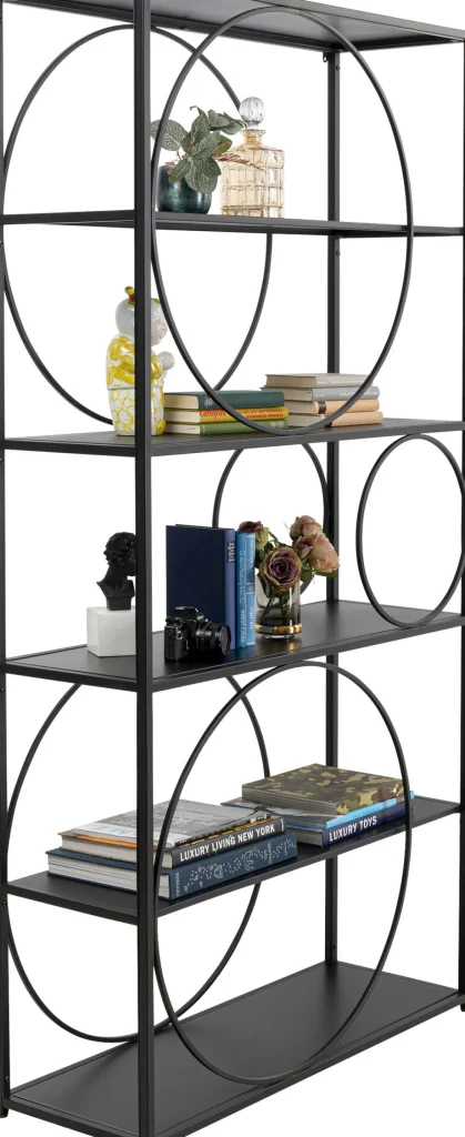 Scaffale Circle nero 100x200cm - KARE