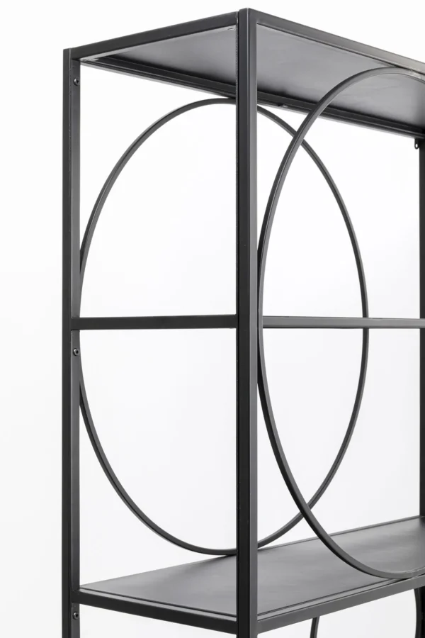 Scaffale Circle nero 100x200cm - KARE