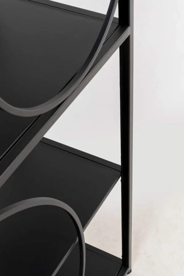 Scaffale Circle nero 100x200cm - KARE