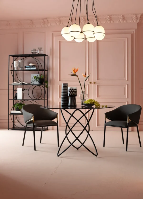 Scaffale Circle nero 100x200cm - KARE