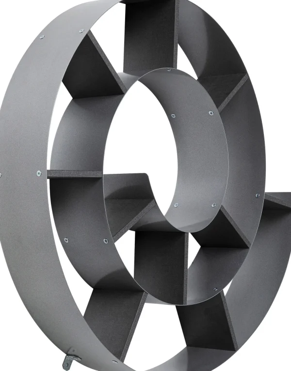 Scaffale da parete Snail argento-grigio - KARE
