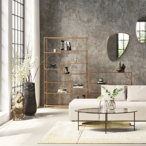 Scaffale Loft oro 115x195cm - KARE