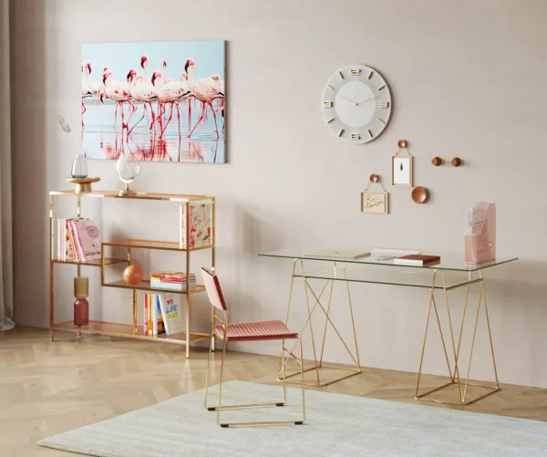 Scaffale Loft oro 115x100cm - KARE