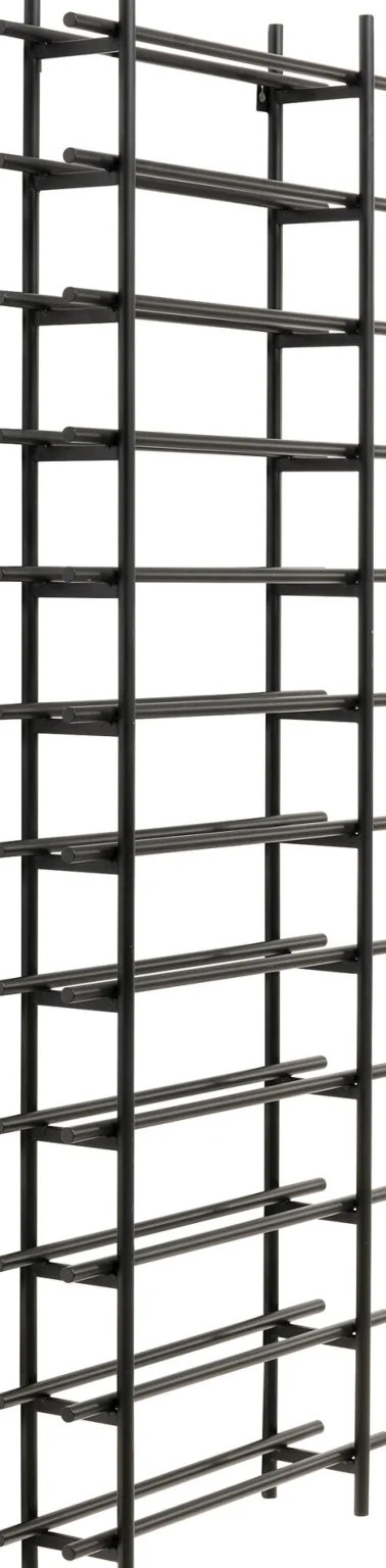 Scaffale portabottiglie Cape Town nero 45x136cm - KARE