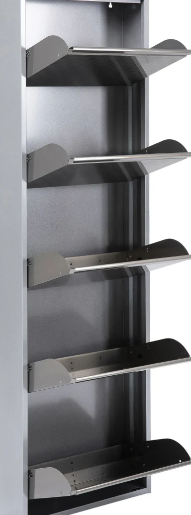 Scarpiera Caruso 5 Argento/Spazzolato (Mailorder) - KARE
