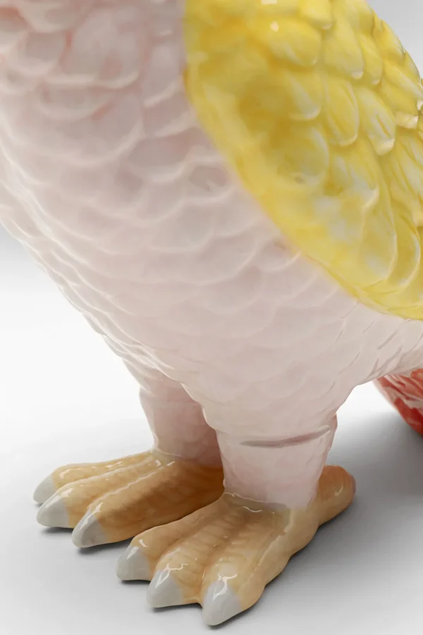 Scatola deco Exotic Bird giallo 23cm - KARE