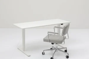 Scrivania Office bianco bianco 120x60 - KARE
