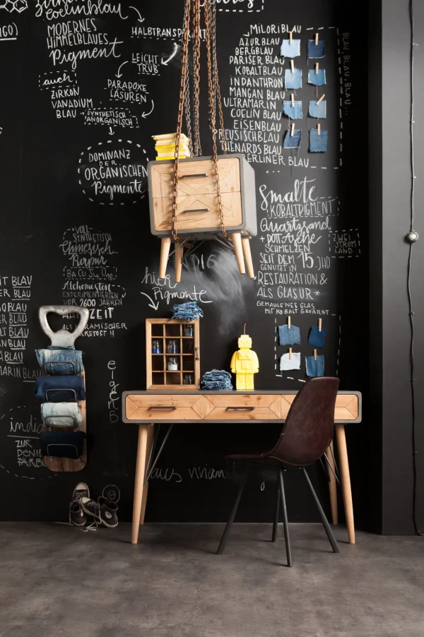 SCRIVANIA X FACTORY 120X60CM 3 CASSETTI - KARE
