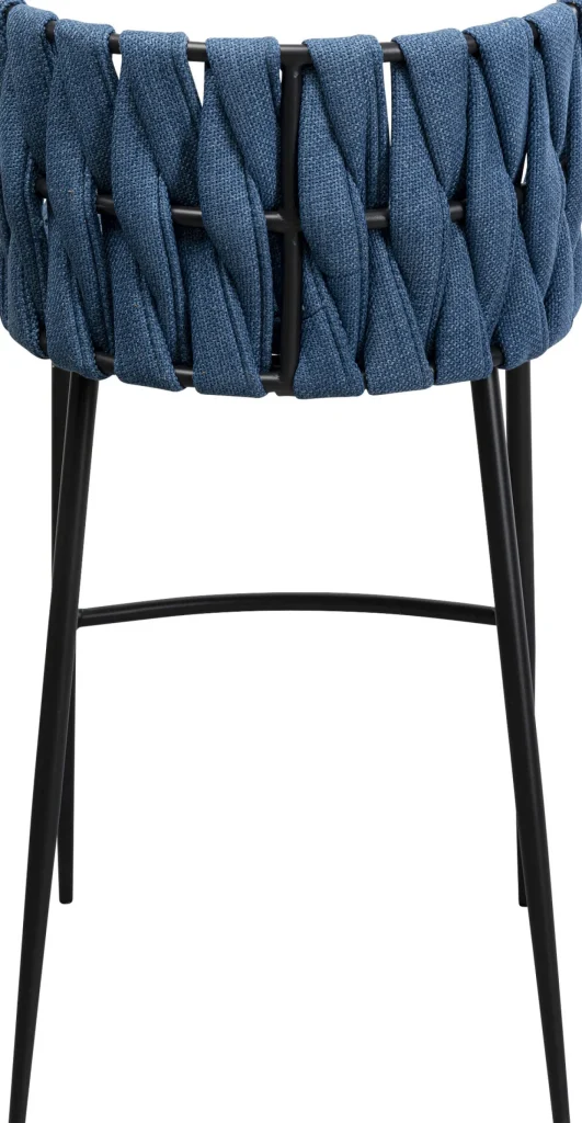 Sedia bar Saluti blu 77cm - KARE