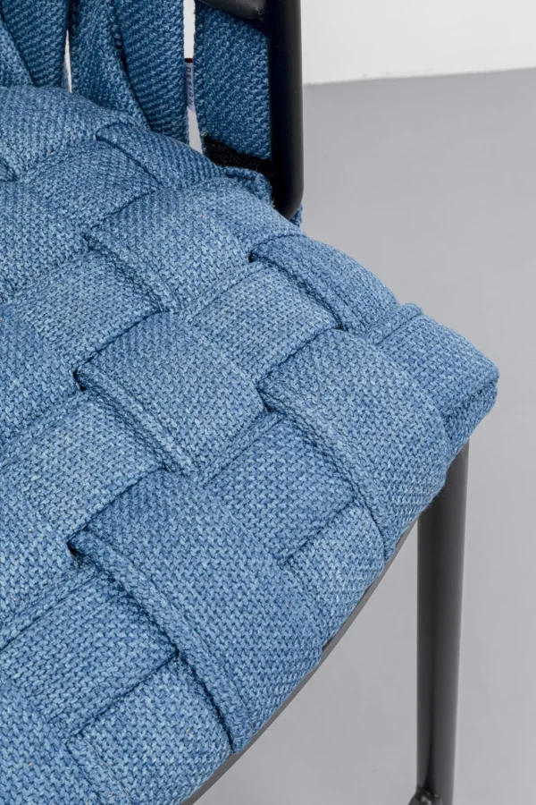 Sedia bar Saluti blu 77cm - KARE