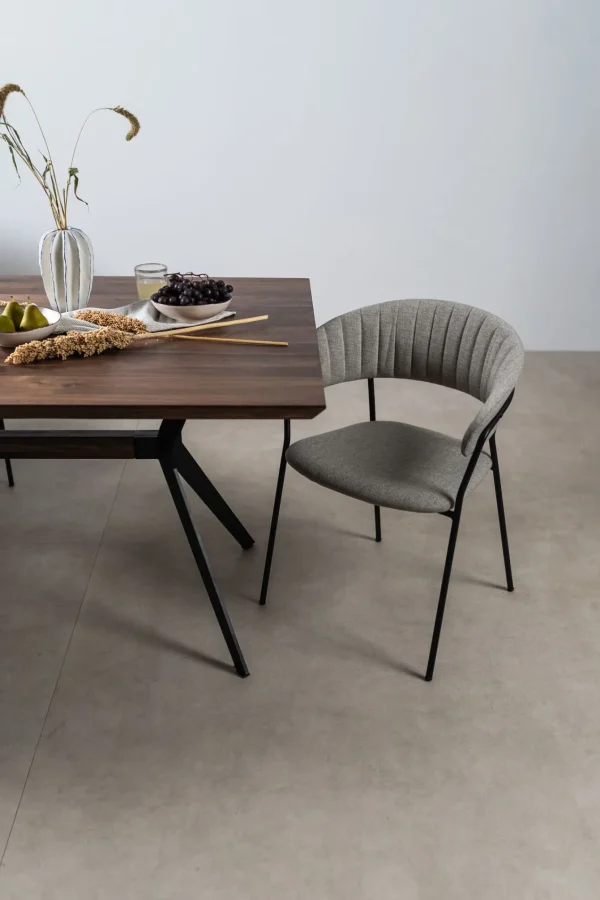 Sedia con braccioli Belle beige (2/set) - KARE