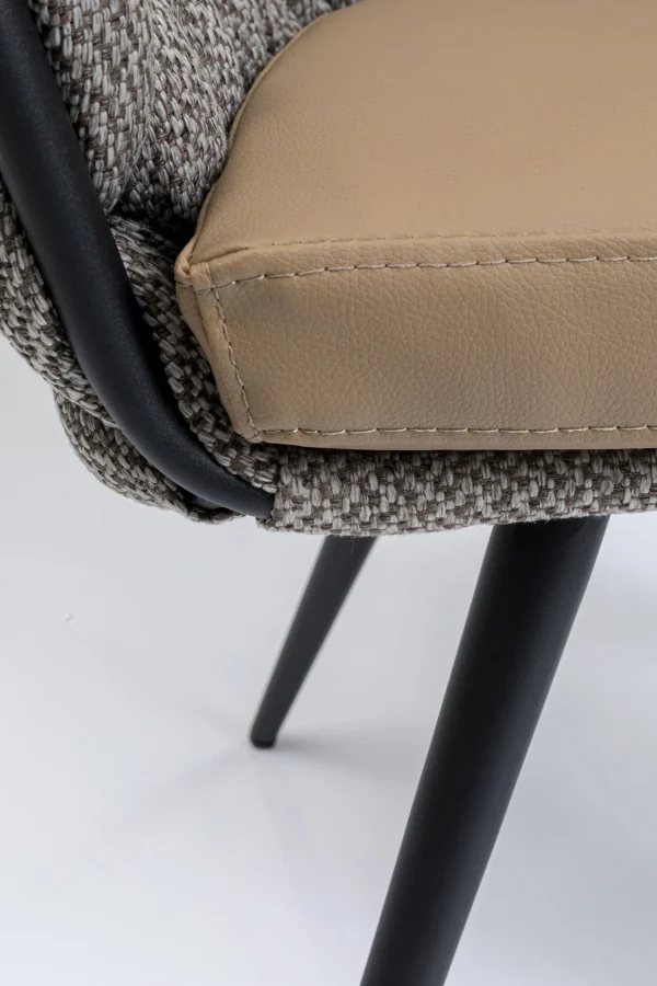 SEDIA CON BRACCIOLI KNOT TWEED - KARE