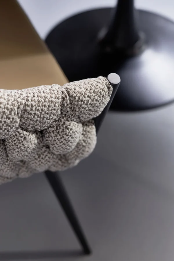 SEDIA CON BRACCIOLI KNOT TWEED - KARE