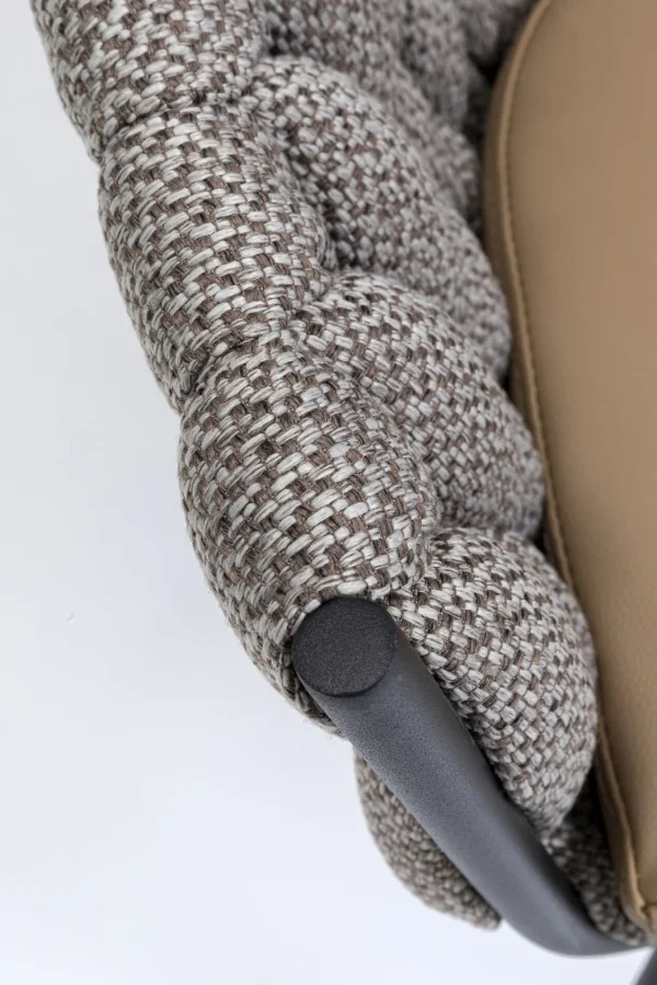 SEDIA CON BRACCIOLI KNOT TWEED - KARE