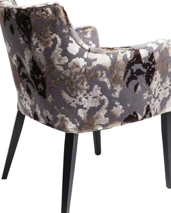 SEDIA CON BRACCIOLI MODE SUBLIME-BRUNO SCURO - KARE